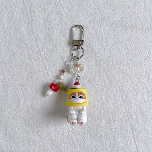 Pudding Mofusand Keychain