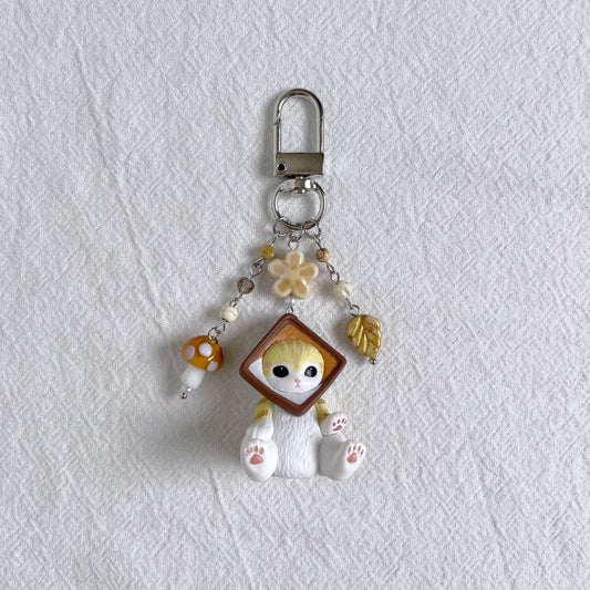 Whole Wheat Toast Mofusand Keychain