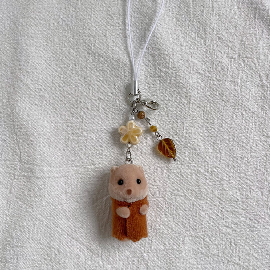 Otter Baby Keychain Lanyard