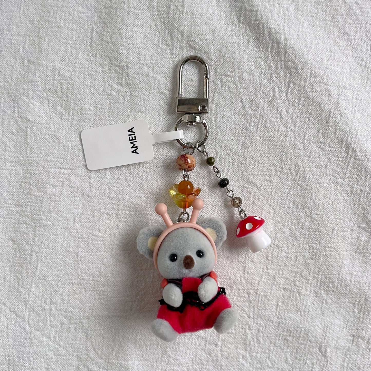 Koala Ladybug Keychain