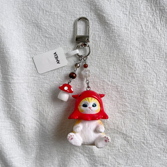 Flapjack Octopus Mofusand Keychain